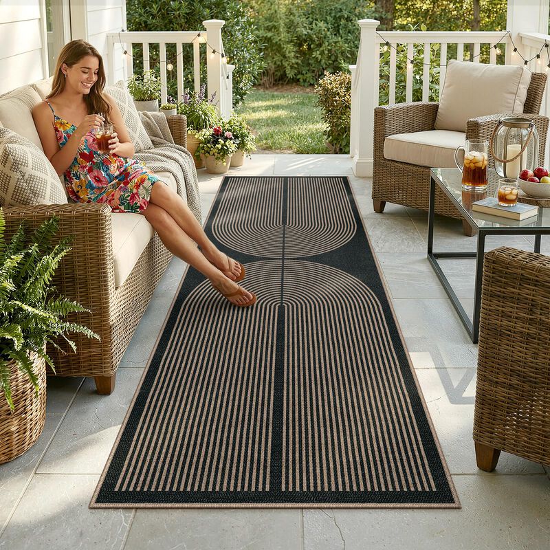 Alfombra Lahome Rainbow Runner 61x183 Cm Lavabl... image number null