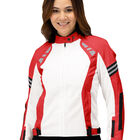 Chamarra Mujer Biker Con Protecci&oacute;n Espalda Y Codos