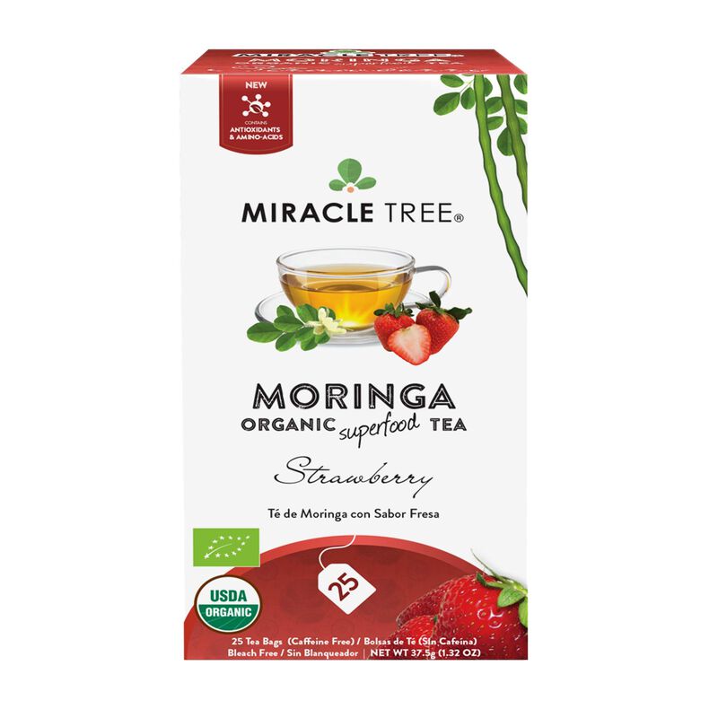 T&eacute; Miracle Tree De Moringa Y Fresa Sin Cafe&iacute;na image number null