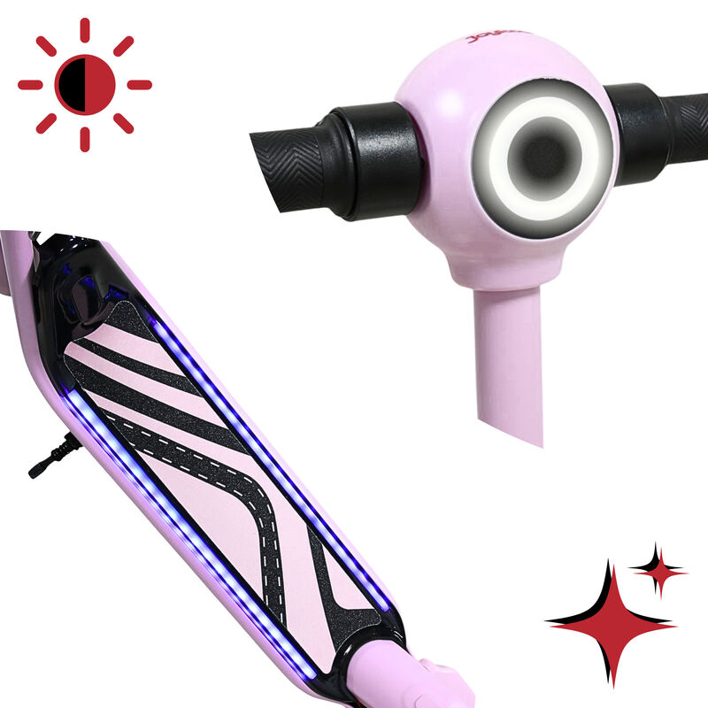Scooter El&eacute;ctrico Para Ni&ntilde;os Con Luces Led Bate... image number null