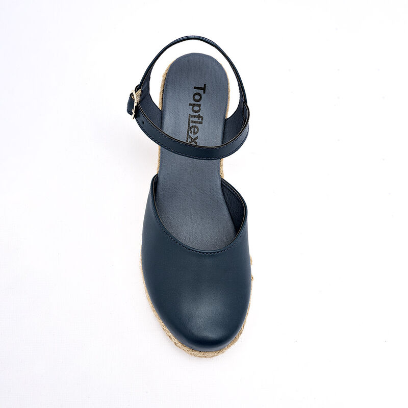 Topflex sandalia cu&ntilde;a para mujer azul cod 14093... image number null