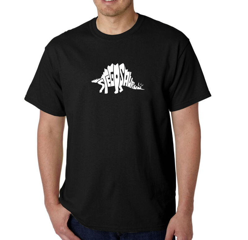 Camiseta Word Art Para Hombre - Stegosaurus - N... image number null