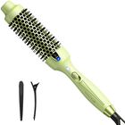 Cepillo T&eacute;rmico Wavytalk Ionic Heated, Redondo, 3,8 Cm, Color Verde