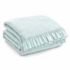 Colcha Neo Menta Con Funda Y Olan Individual Concord