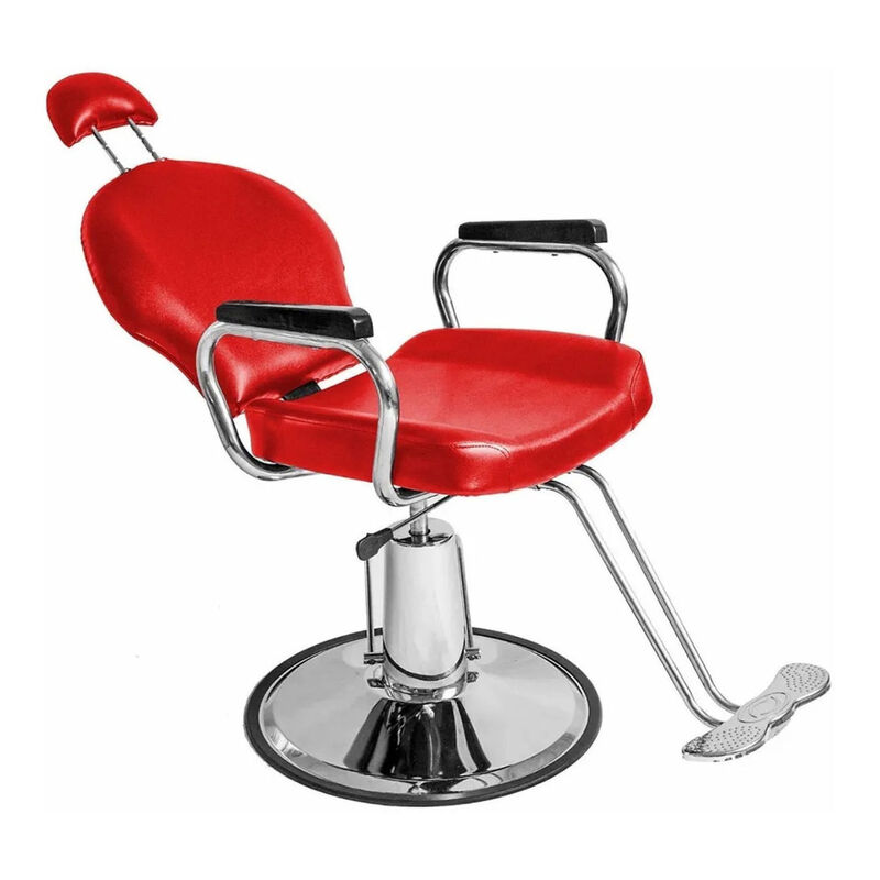 Silla Sill&oacute;n Hidr&aacute;ulica Reclinable Barber&iacute;a Sal... image number null