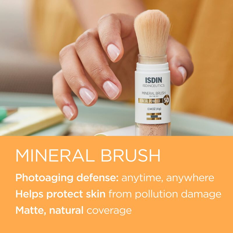 Brocha Mineral En Polvo Isdin Facial Pollution ... image number null