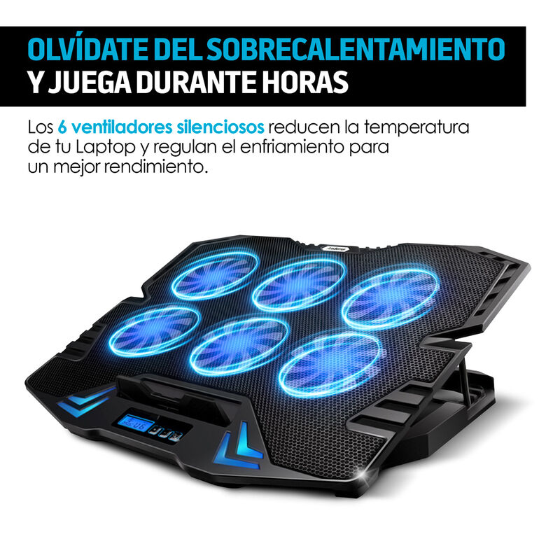 Ventilador y Soporte para Laptop Gamer Enfriado... image number null