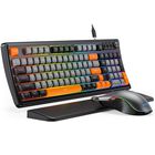 Teclado y Rat&oacute;n Sablute Rgb Retroiluminado Membrana Silenciosa