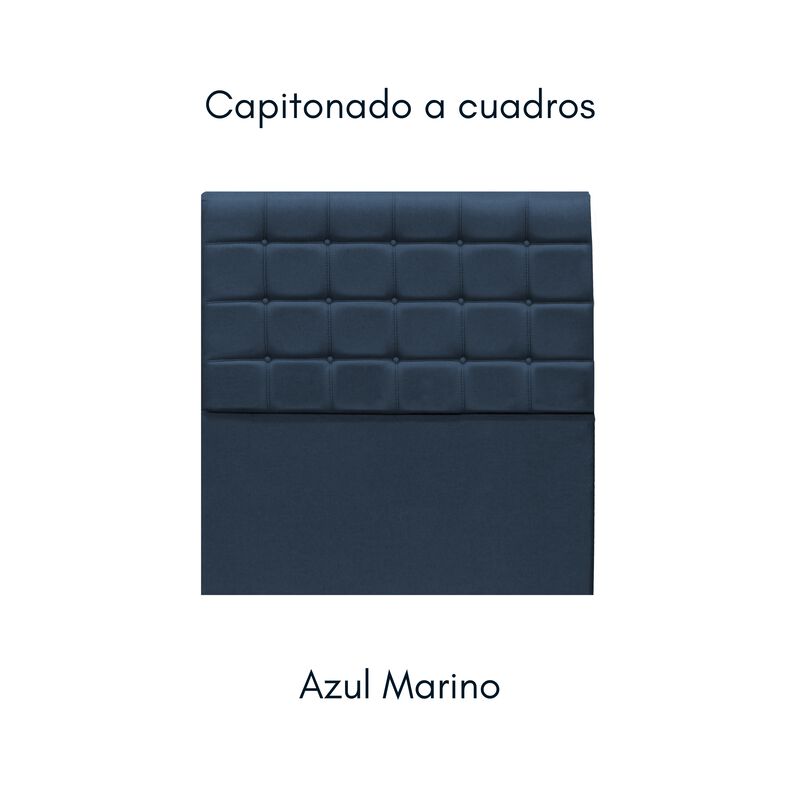 Cabecera Nemi King Size Azul Marino image number null