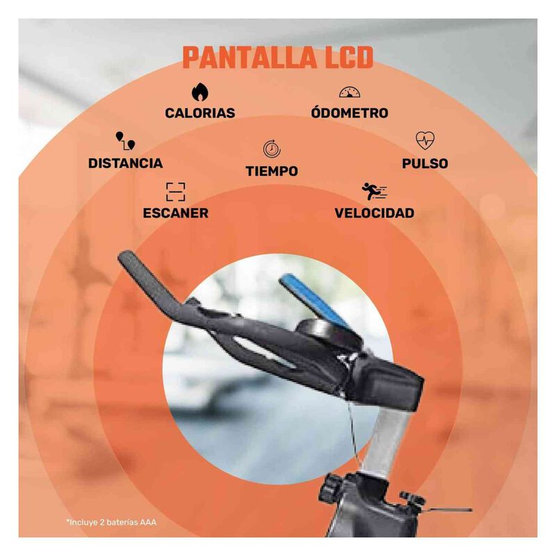 Bicicleta Estática 18kg Profesional Uso Rudo Fi... image number null