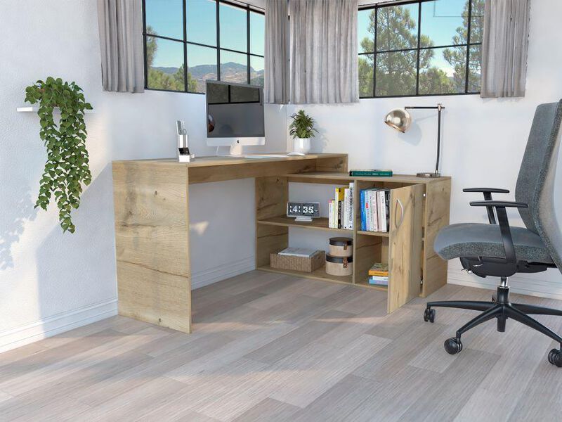 Escritorio Axis, Color Duna Virtual Muebles image number null