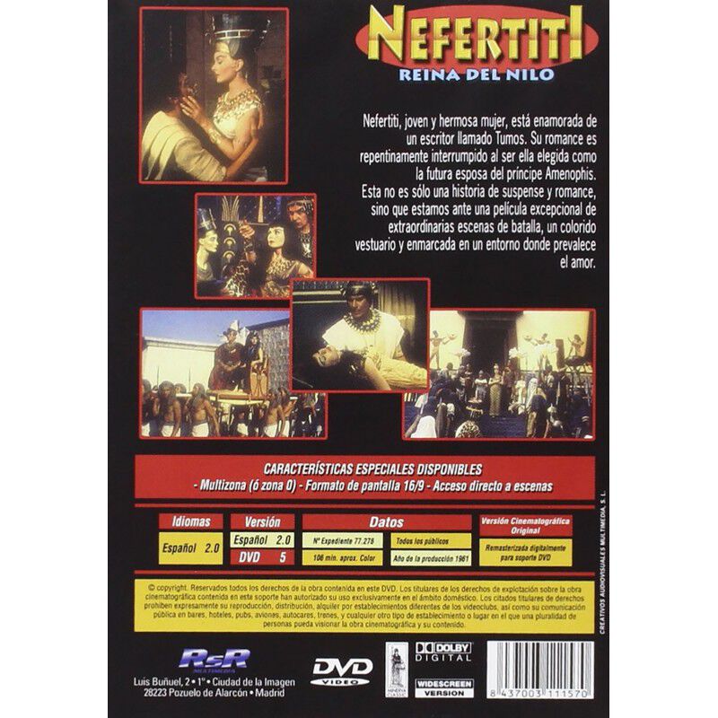 Nefertiti, Reina Del Nilo [dvd] (1961) image number null
