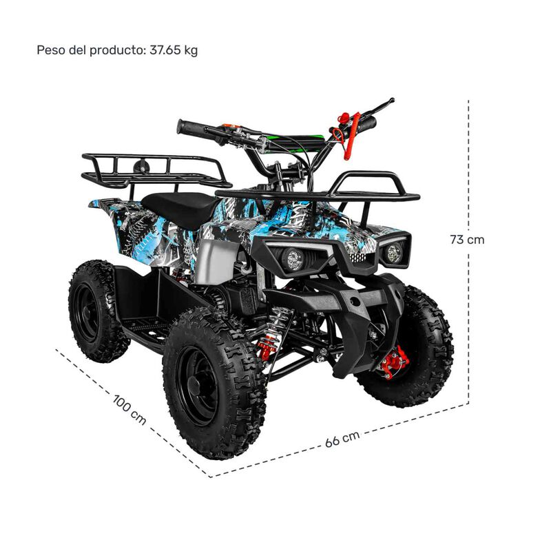Cuatrimoto Montable Motor A Gasolina 49cc Ni&ntilde;os... image number null