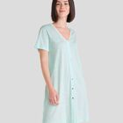 Camis&oacute;n Corto Estampado Plata Verde