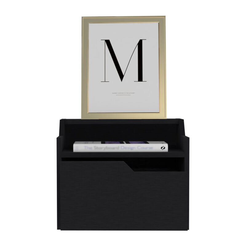 Buró Flotante Busan Chocolate Virtual Muebles image number null