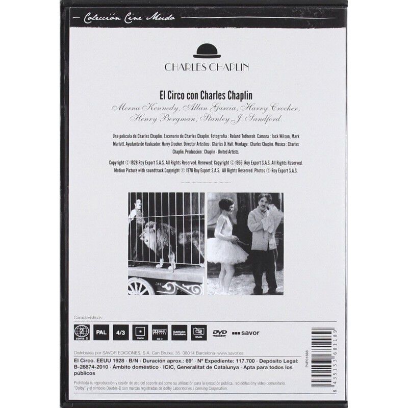 El Circo (chaplin) [dvd] image number null