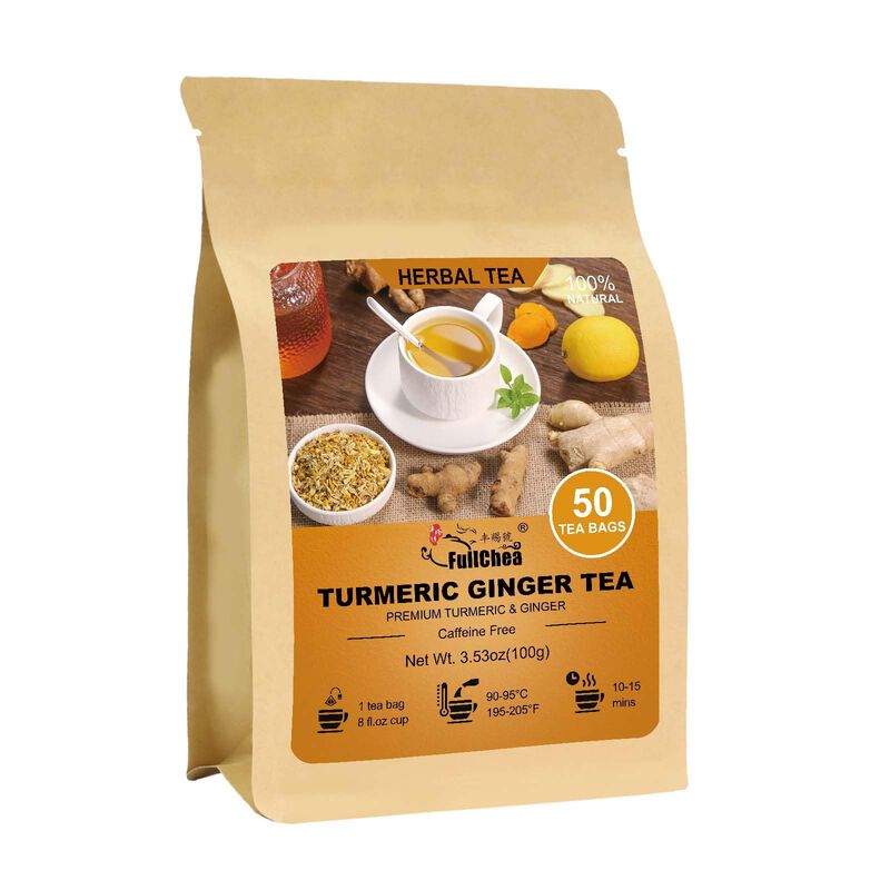 T&eacute; Fullchea De C&uacute;rcuma Y Jengibre 100 g 50 Bols... image number null