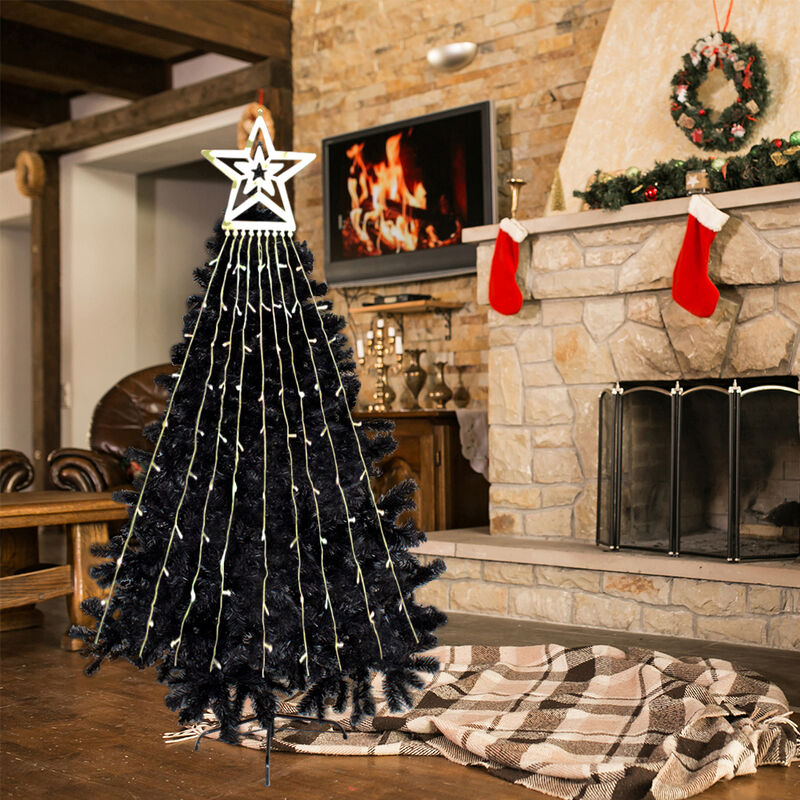 Estrella Con Cortina De Serie 300 Led Luz Blanc... image number null