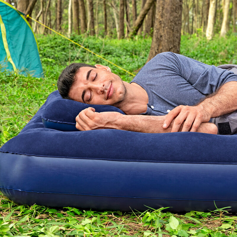 Colch&oacute;n Inflable Queen con 2 Almohadas y Bomba ... image number null