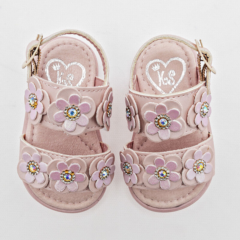 Ks Sandalia Para Beb&eacute; Rosa Cod 133356-b image number null