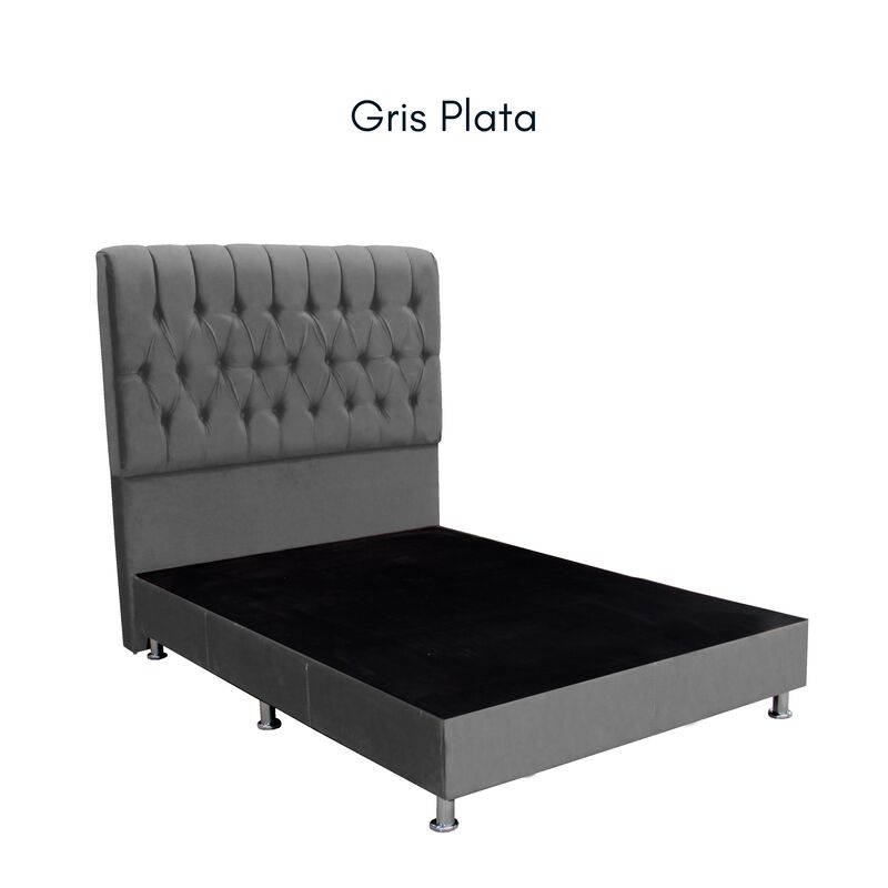 Combo Melfi Matrimonial Gris Plata image number null