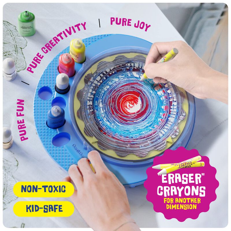 Kit De M&aacute;quina Paint Spin Art Dan&darci Con Pin... image number null