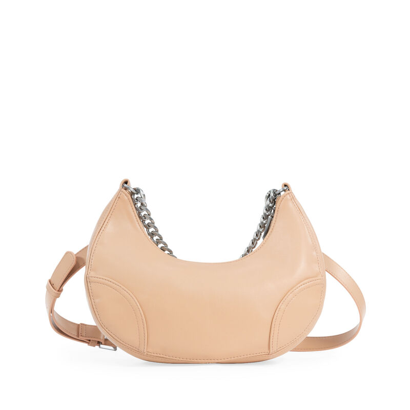 Bolsa Hobo Chica Cadena Chunky Color Nude image number null