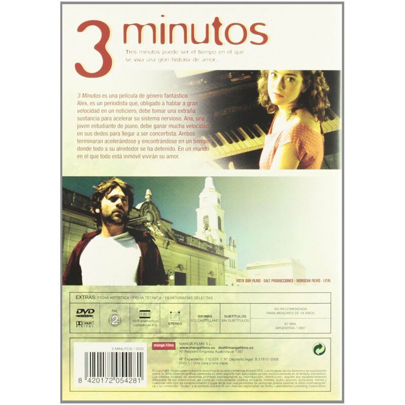 3 Minutos (dvd) image number null