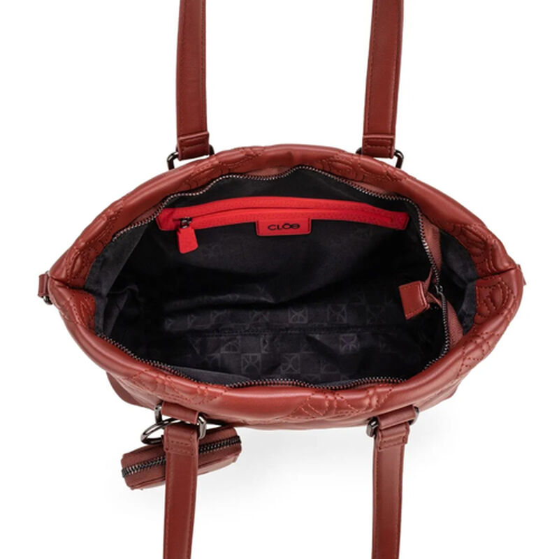 Bolso Cloe Tote Grande Color Vino O25 814 image number null