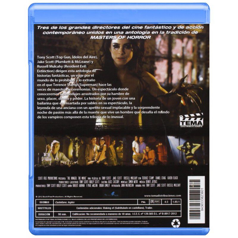 El Hambre. El Lado Salvaje Del Deseo [blu-ray] ... image number null
