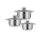Juego De Bater&iacute;a De Cocina De Acero Inoxidable De 6 Piezas