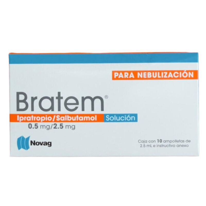 Bratem 0.5/2.5 Mg/2.5 Ml 10 Ampolletas image number null