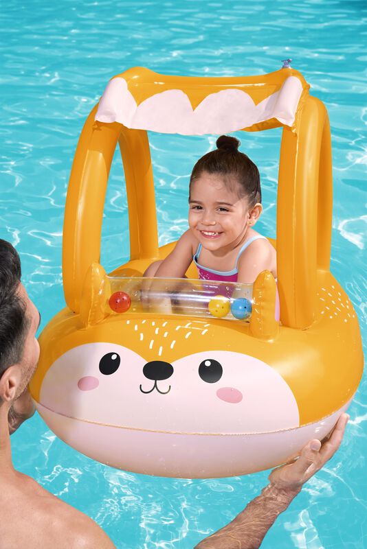 Barquito hinchable infantil con parasol Friendl... image number null