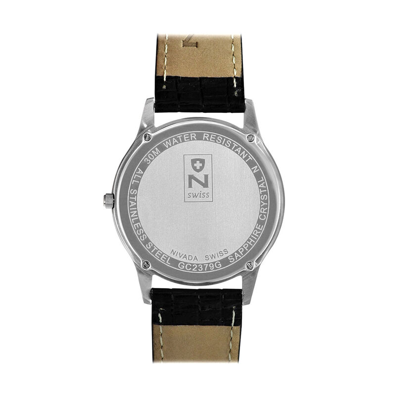 Reloj Nivada Superslim Cab.Ac/Piel Cal.Al 6 Bla... image number null