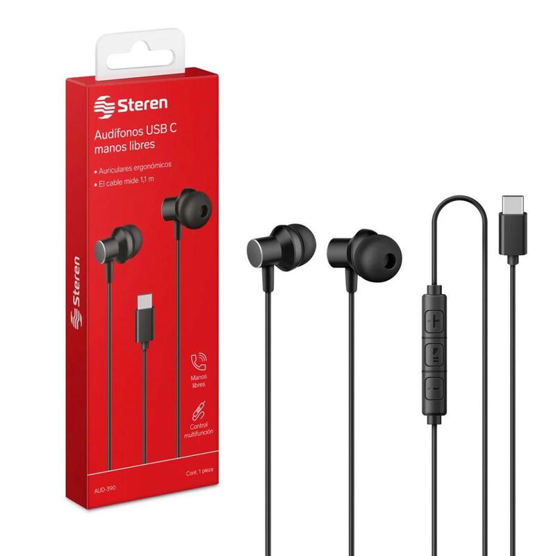 Aud&iacute;fonos USB C manos libres image number null