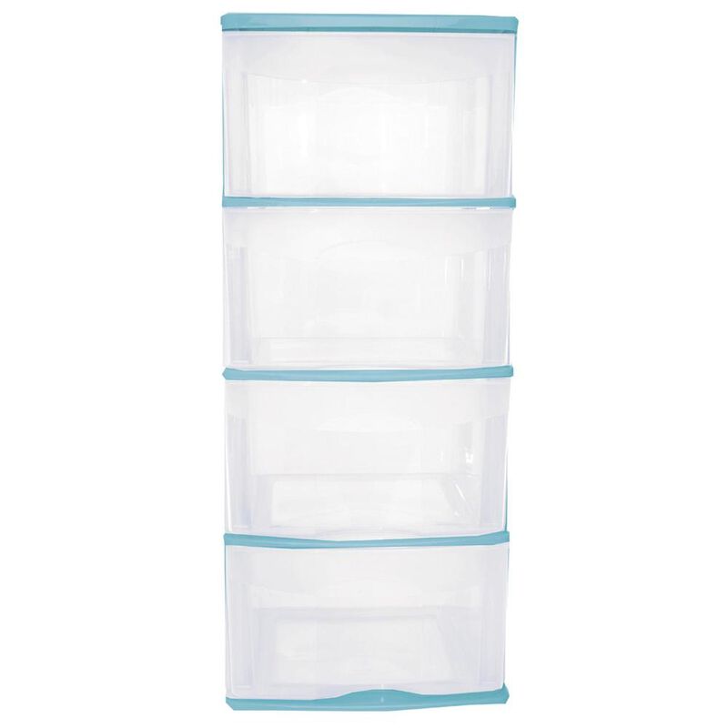 Caja Pl&aacute;stico Organizador Cajonera 4 Cajones Al... image number null