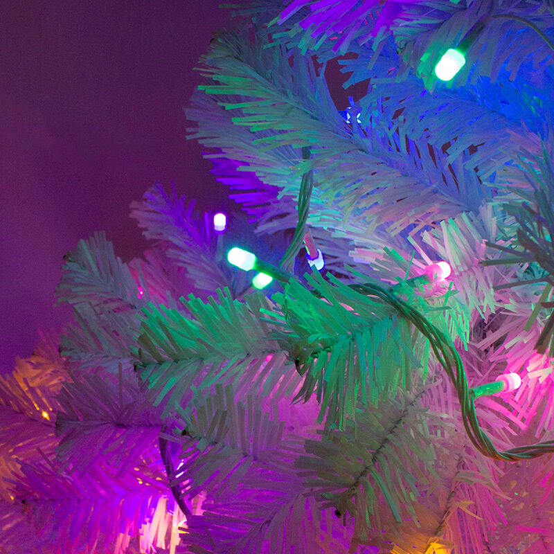 Serie Navide&ntilde;a 100 LED luz multicolor funci&oacute;n d... image number null