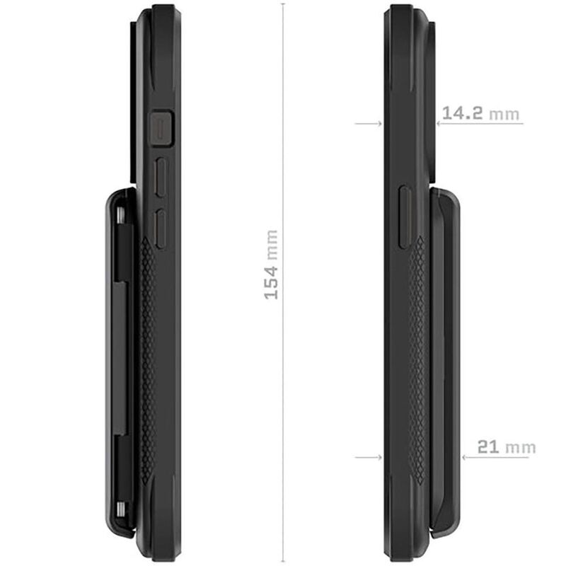 Funda GHOSTEK Exec para iPhone 14 PRO Negra con... image number null