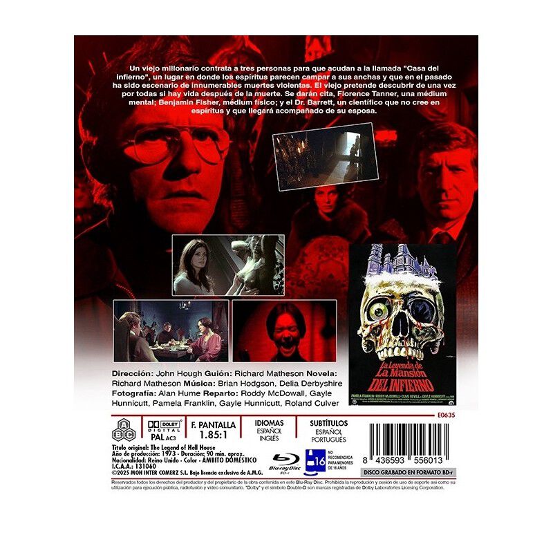 La Leyenda De La Mansi&oacute;n Del Infierno [blu-ray ... image number null