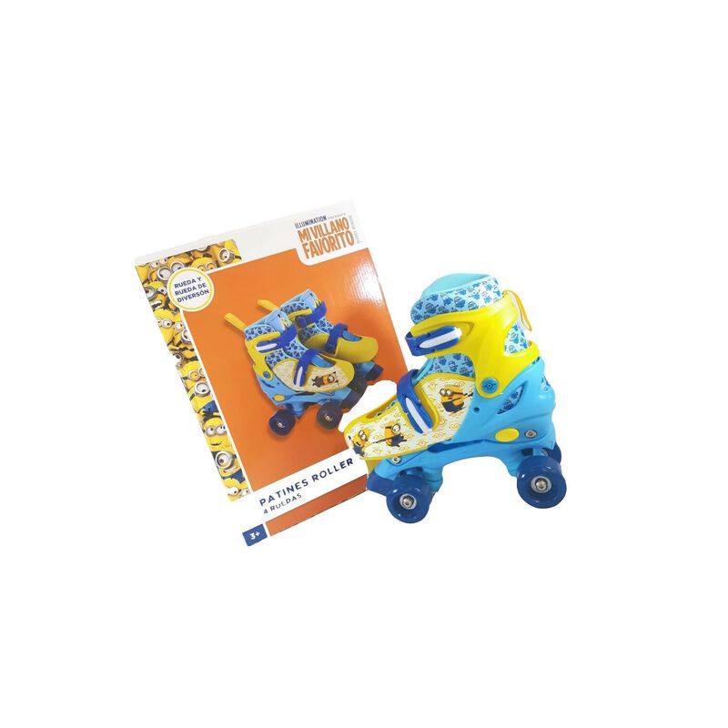 Patines Roller Minions Ajustables 4 Ruedas Con ... image number null