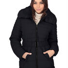 Chamarra Cazadora Cuello Aborregado Mujer Negro Roosevelt A272