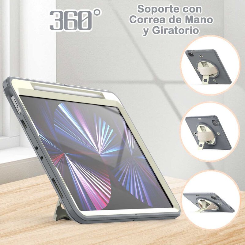 Funda Tekku Handstrap Para Ipad Air 5 Air 4 Pro... image number null