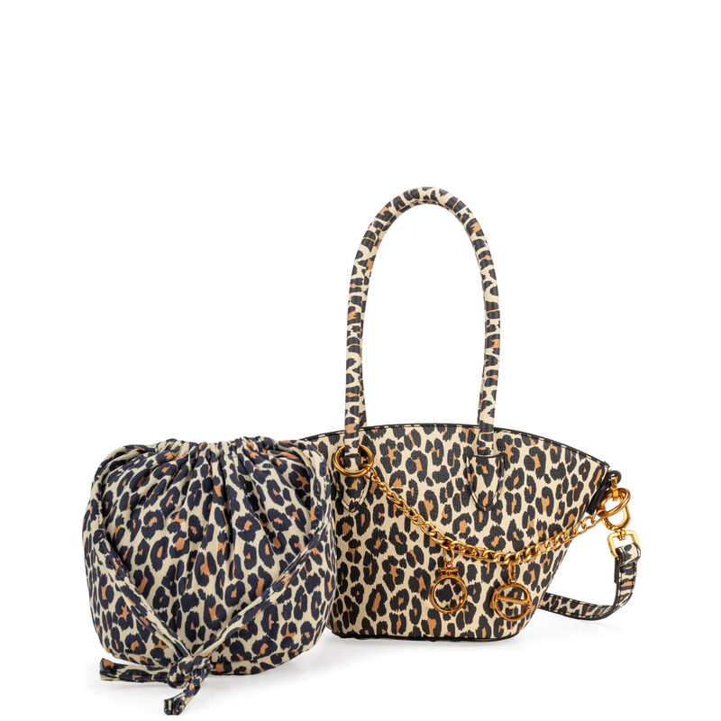 Bolsa Tote Chica Con Pouch Multicolor image number null