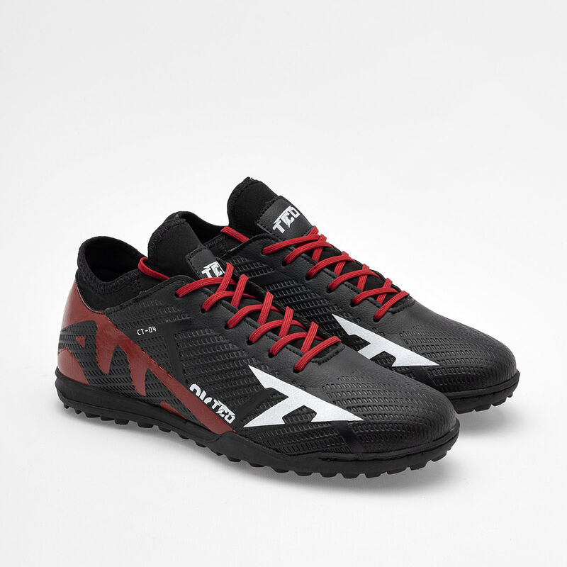 Trucco Tenis deportivo para joven negro rojo image number null