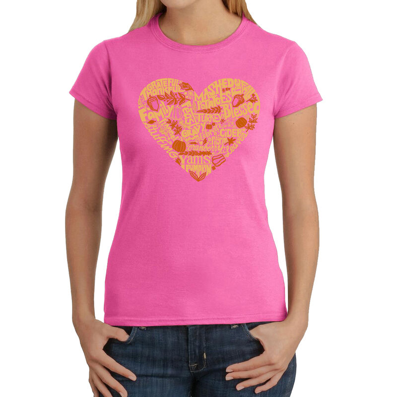 Camiseta Word Art Para Mujer - Coraz&oacute;n de Acci&oacute;... image number null
