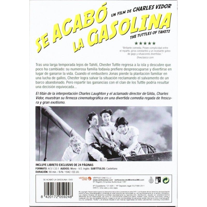 Se Acab&oacute; La Gasolina [dvd] (1942) The Tuttles O... image number null