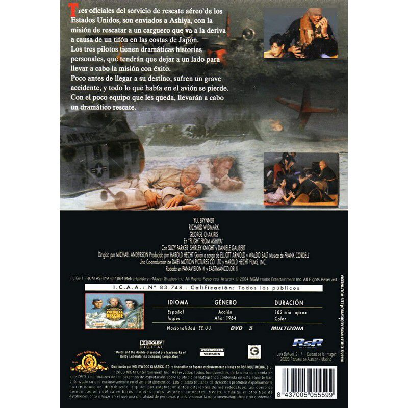 Patrulla De Rescate [dvd] 1964: El Vuelo Desde ... image number null