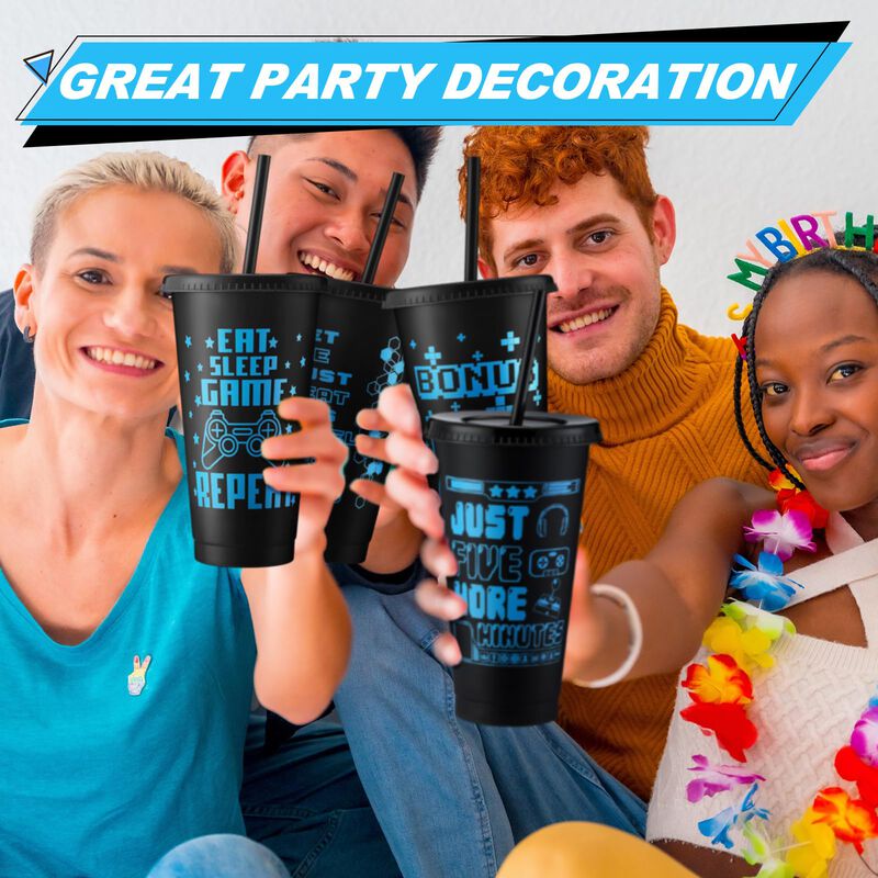 Vaso Para Beber Mifoci 710 ml Negro Y Azul &ndash; Pa... image number null