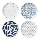 Juego de 4 Platos Decorativos Lenox Blue Bay 22cm Melamina