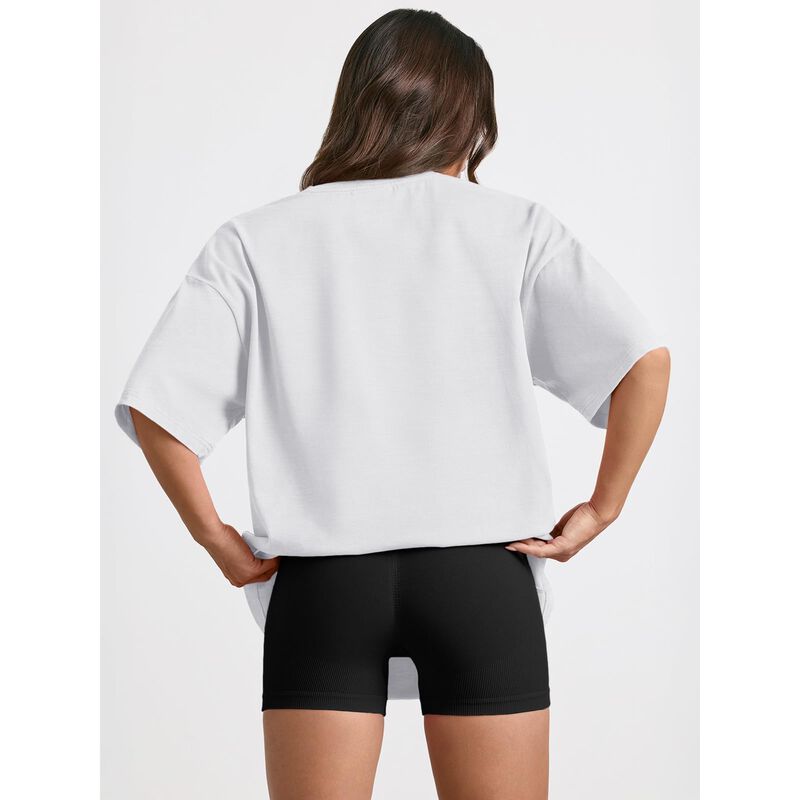 Camiseta Trendy Queen Blanca S Oversize Manga C... image number null